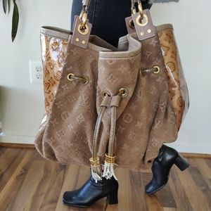 Louis Vuitton Limited Edition Brown Hobo Bag